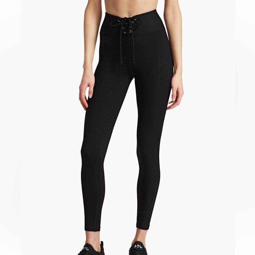 Year of Ours Football Ribbed Lace-Up Leggings